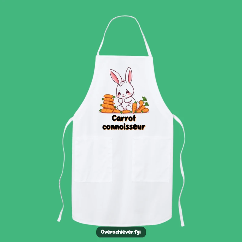 Funny Bunny Carrot Master Chef Apron: Cook with Hilarious Precision!