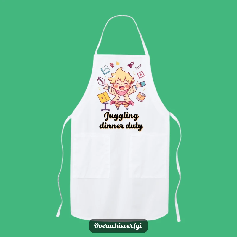 Funny Juggling Chef Apron: Cook Up a Storm While Handling Everything Gift