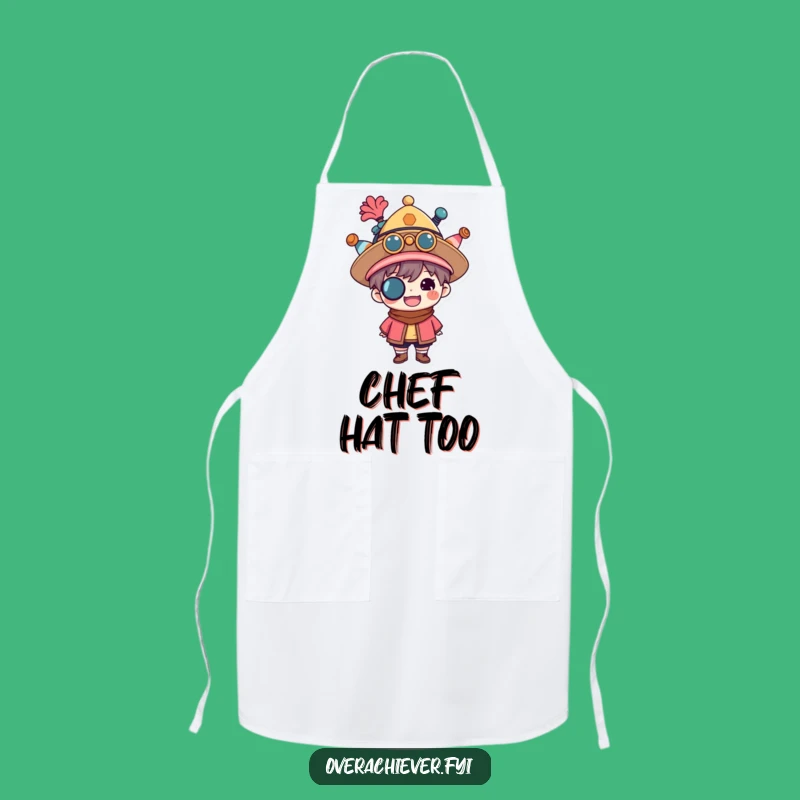 Funny Multitasker Apron - Cook & Work with Many Hats
