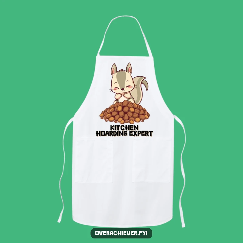 Funny Squirrel Apron - Cook and Organize with Hilarious Style!
