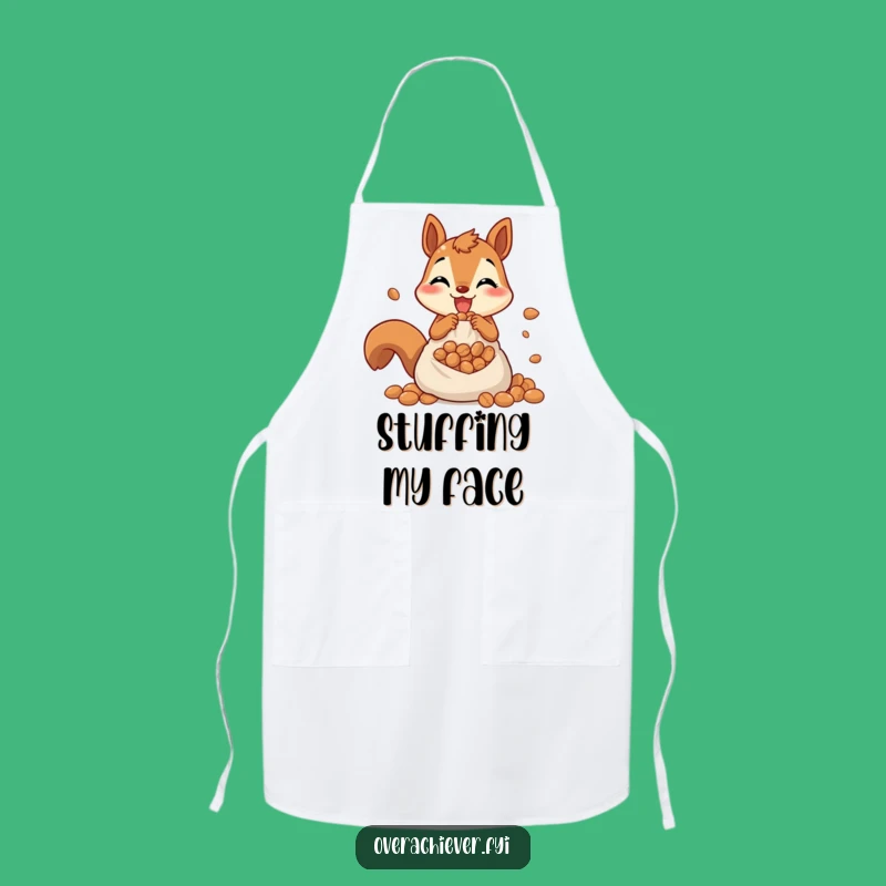 Funny Squirrel Apron - Humorous Kitchen Accessory for Busy Bees