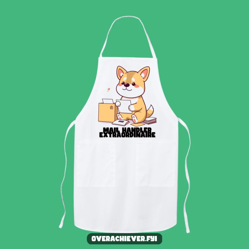 Funny Dog Mail Sorter Apron: Cook Up Laughs with This Kitchen Gift