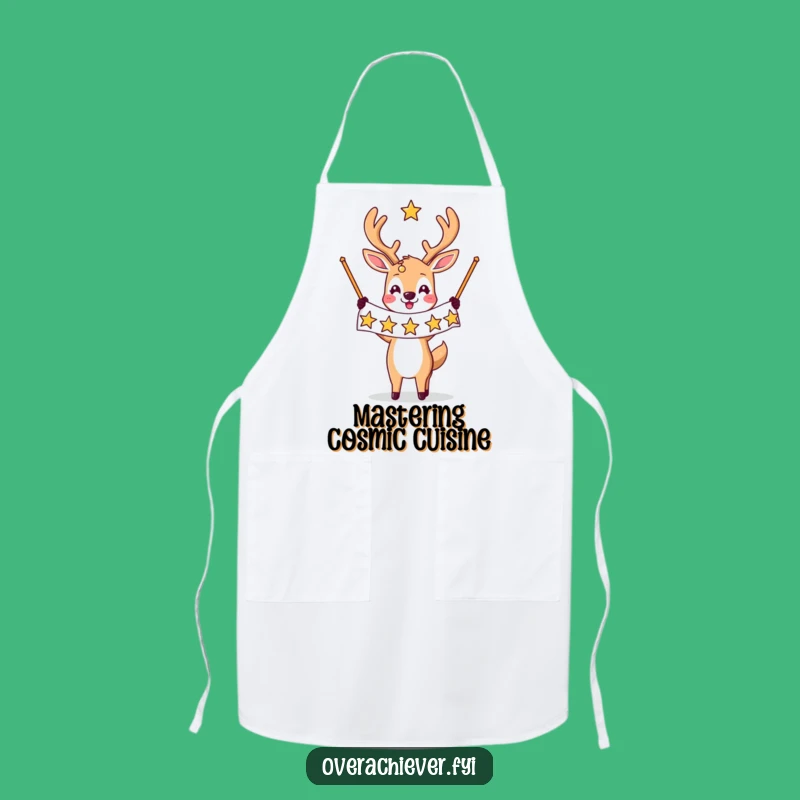Funny Star Deer Apron: Celebrate Victories in the Kitchen!