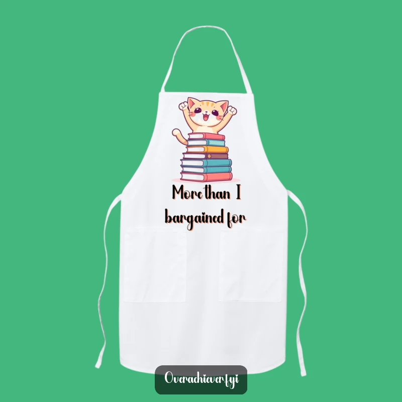 Funny Chef Cat Apron: Conquering Recipes, Triumphant Cookwear, Hilarious Kitchen Gift