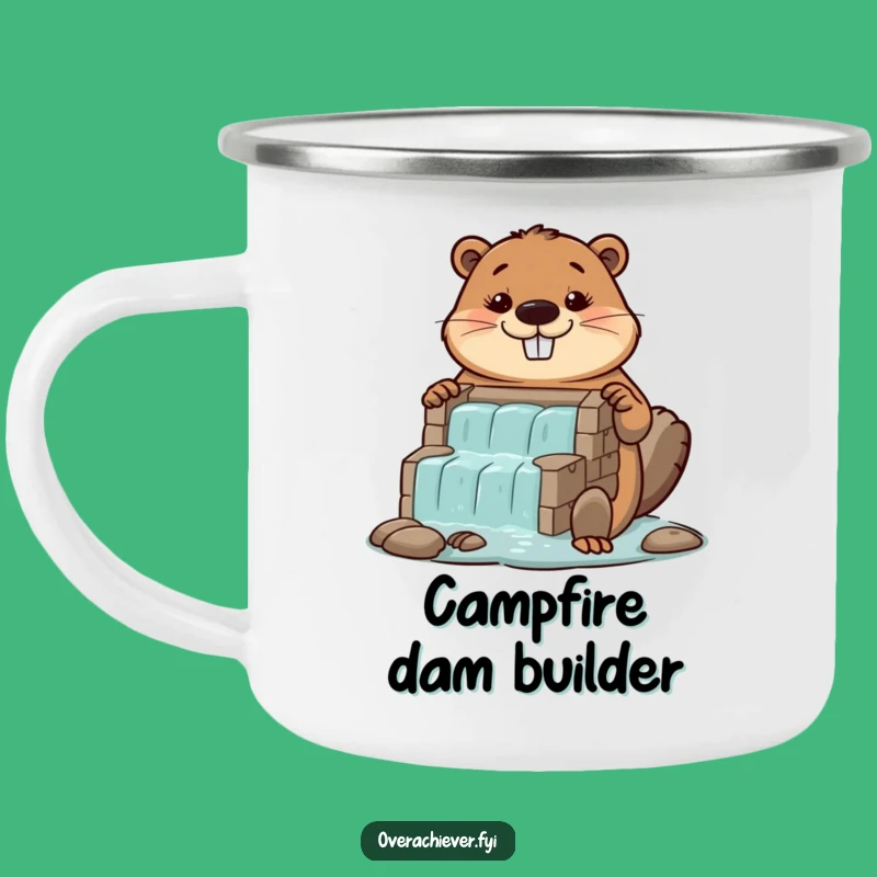 Funny Beaver Dam Camping Mug: Outdoor Builder's Brew, Perfect Funny Gift