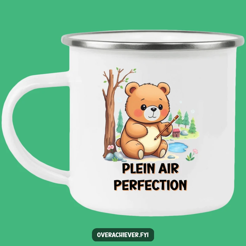 Funny Bear's Camp Canvas Mug: Tiny Landscapes and Big Ideas Outdoors, Perfect Camping Gift