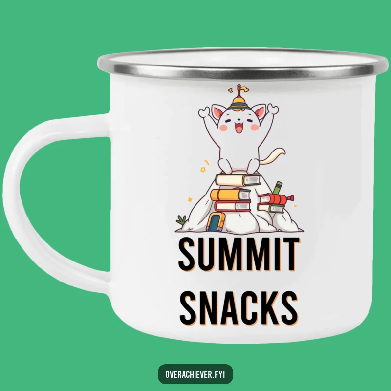 Funny Task Mountain Camping Mug: Trail Victory Sips, Rugged Funny Gift for Hikers