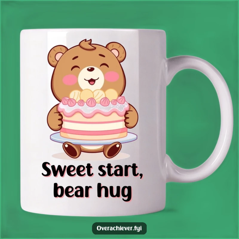 Funny Bear Baker Mug - Celebrate Sweet Success with This Hilarious Treat!