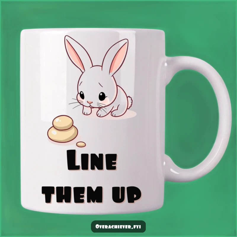 Funny Bunny Pebble Arranger Mug: A Hilarious Gift for Organized Friends