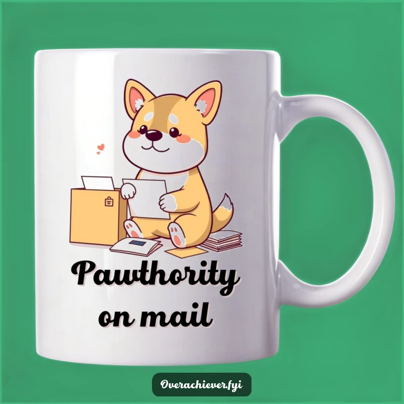 Funny Dog Mail Sorter Mug: Perfect Humorous Gift for Dog Lovers Who Relate