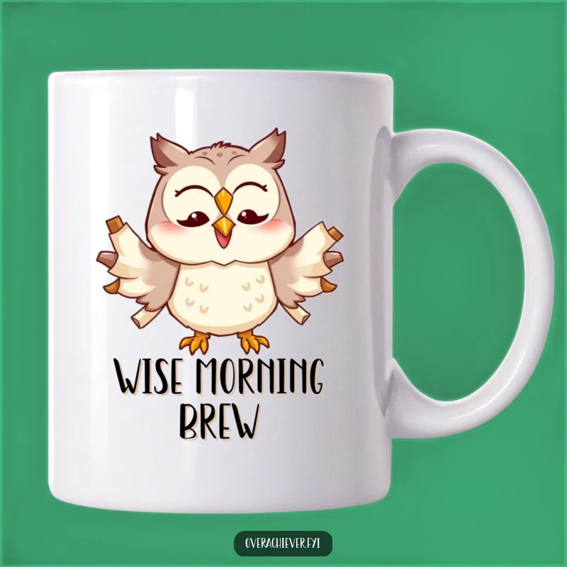 Funny Owl Multitasking Mug - Hilarious Wise Bird Study Gift