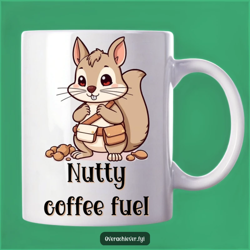 Funny Squirrel Planner Mug: Nut Sorting Prep, Perfect Funny Gift!