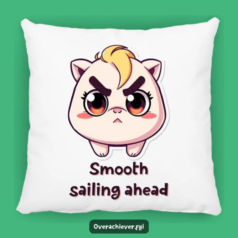 Funny Determined Ironer Pillow: A Perfectly Soft Gift for the Meticulous Dreamer