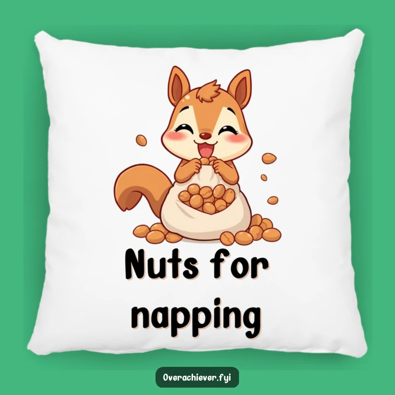 Funny Squirrel Pillow - Cozy & Humorous Accent for Your Couch