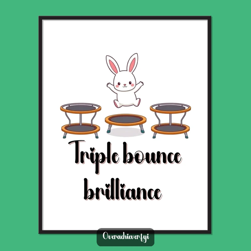 Funny Rabbit Digital Art - Energetic Decor for a Lively Home!