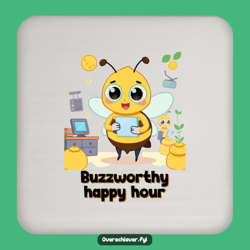 Funny Bee Coasters: Protect Surfaces with this Hilarious Hive Management Set
