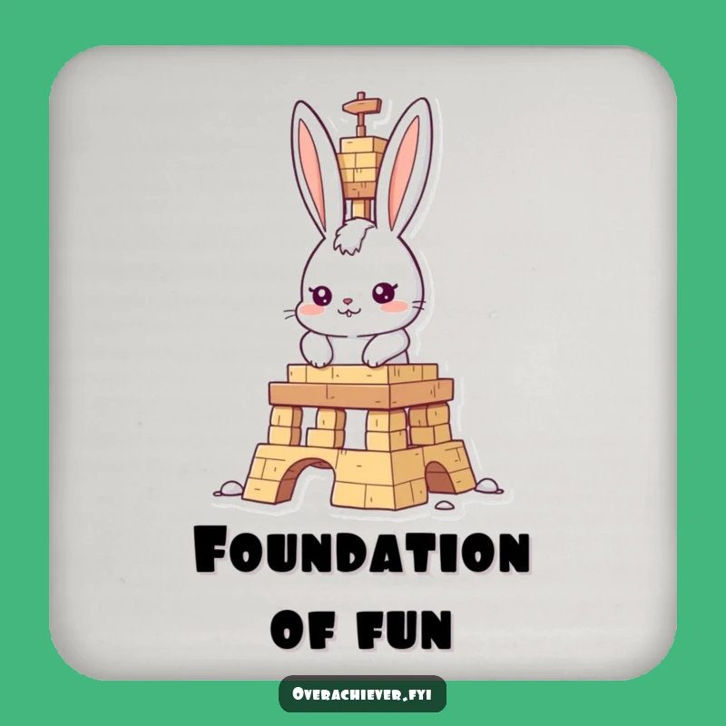 Funny Rabbit Builder Coaster: Determined Character Protection for Laughs