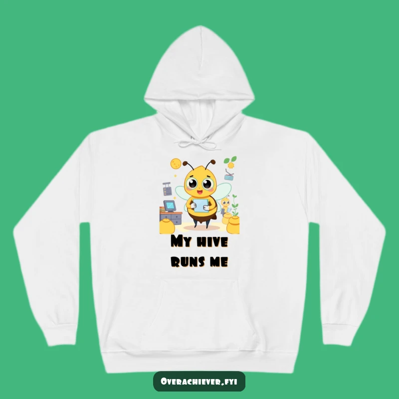 Funny Bee Hoodie: Cozy Apparel for the Hive Manager with a Sense of Humor