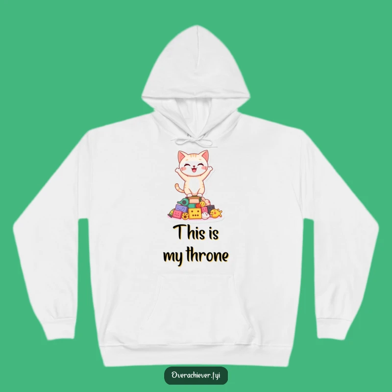 Funny Cat Toy Balance Hoodie: Cozy Feline Feats, The Ultimate Funny Gift