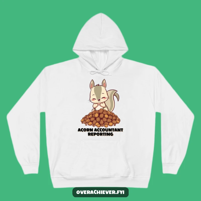 Funny Squirrel Hoodie - Cozy and Hilarious Gear for the Organized!