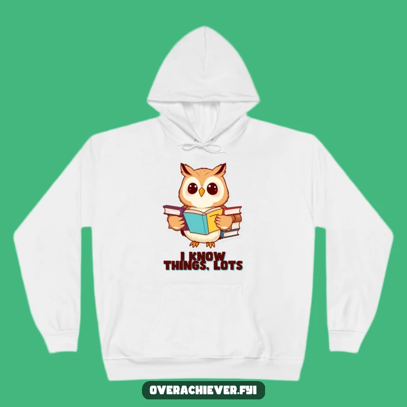 Funny Owl Hoodie: Cozy Apparel for the Dedicated Scholar with a Sense of Humor