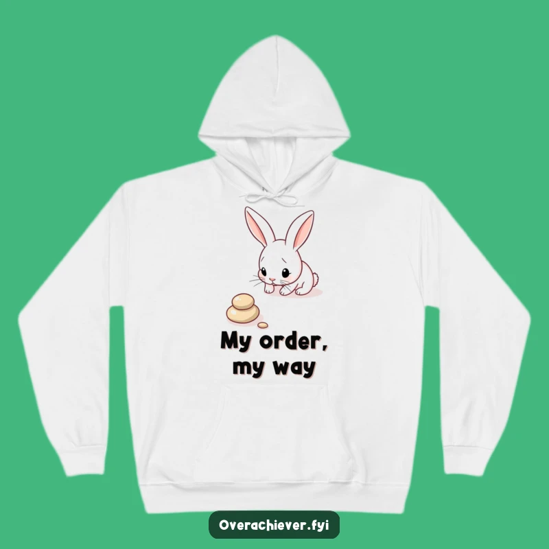 Funny Bunny Pebble Arranger Hoodie: Cozy Comfort & Hilarious Style