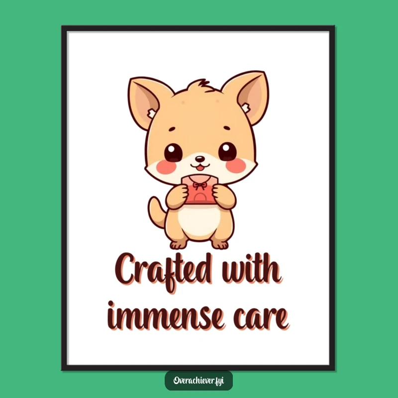 Charming Free Printable Wall Art: Tiny Animal Artisan's Perfect Creation