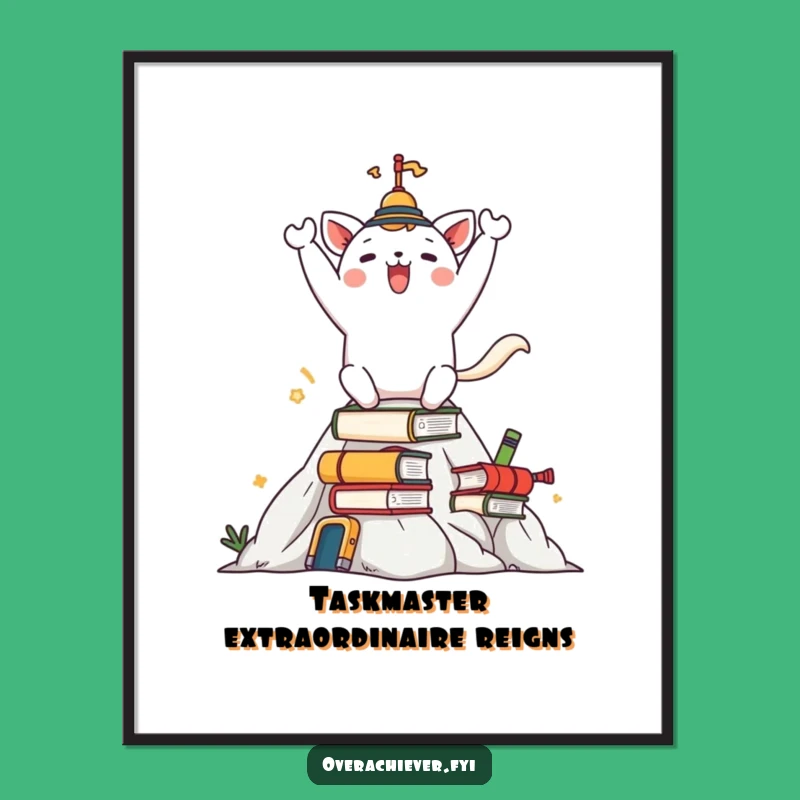 Funny Free Printable Wall Art: Task Mountain Animal Decor Downloadable