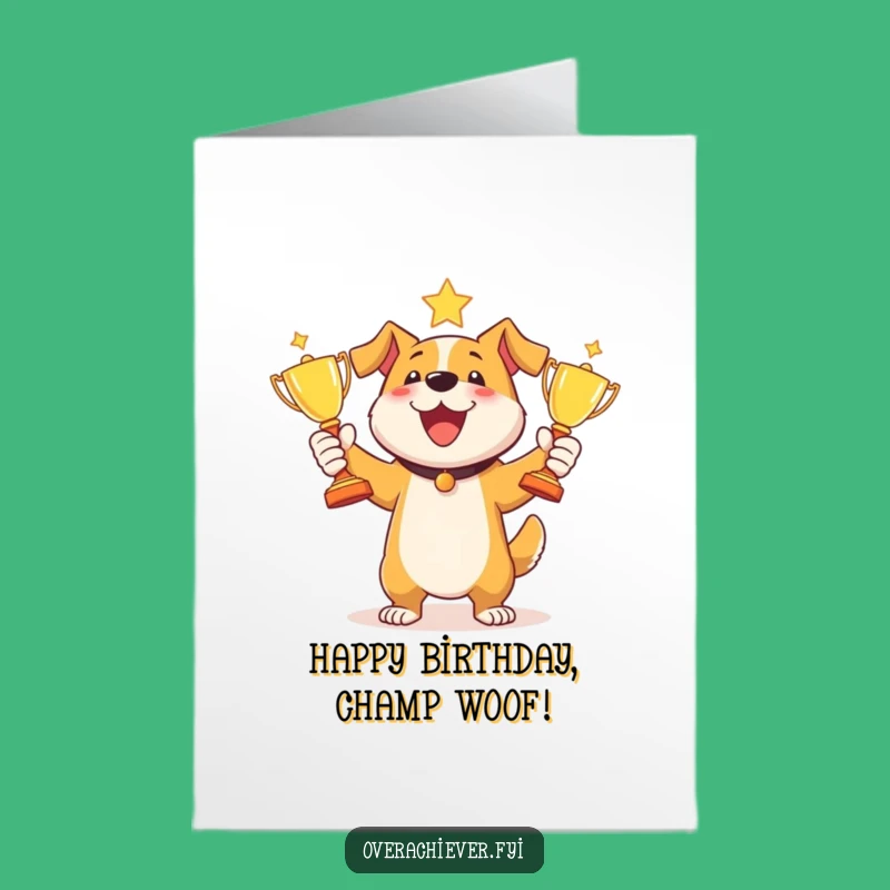Free Printable Funny Dog Juggler Birthday Card - Hilarious Downloadable Gift for Winners!