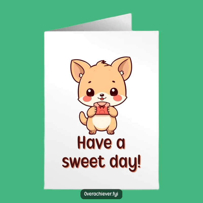 Free Printable Birthday Card: Tiny Animal's Perfect Gift for Your Big Day