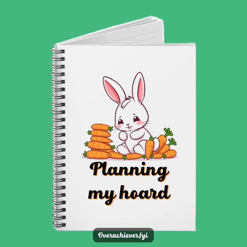 Funny Bunny Carrot Planner Notebook: Organize Your Life with Hilarious Style!