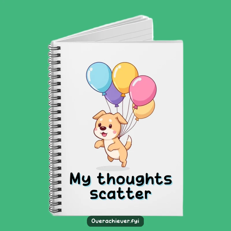 Funny Dog Balloon Herding Notebook: Canine Adventures, Hilarious Gift For Writers