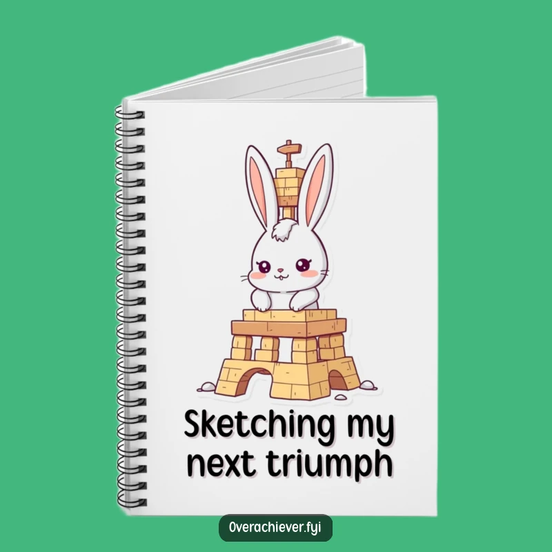 Funny Rabbit Builder Notebook: Determined Character Journal for Ideas