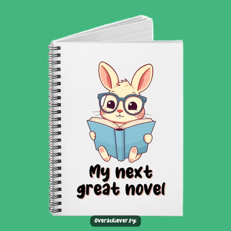 Funny Rabbit Notebook - Jot Down Ideas with This Cute Reader Design