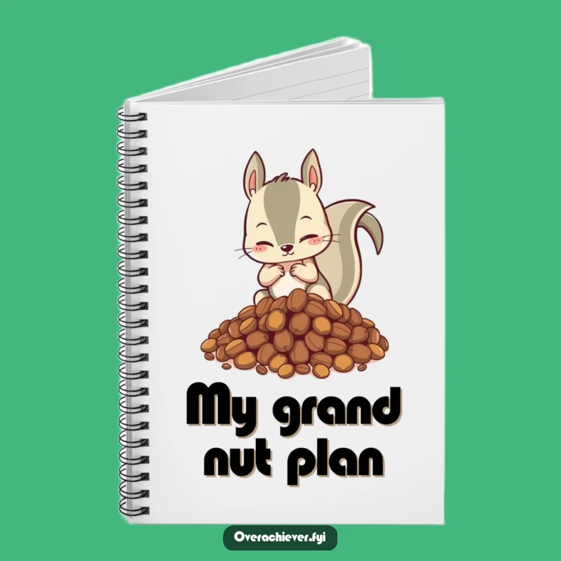 Funny Squirrel Notebook - Jot Down Ideas with Hyperactive Organization!