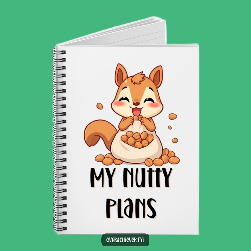 Funny Squirrel Notebook - Journal Your Thoughts with This Busy Design