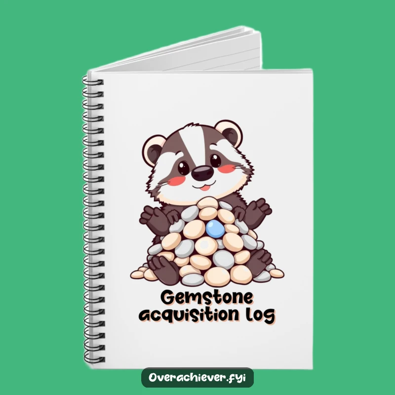Funny Proud Badger Notebook: A Humorous Gift for Organized Planners