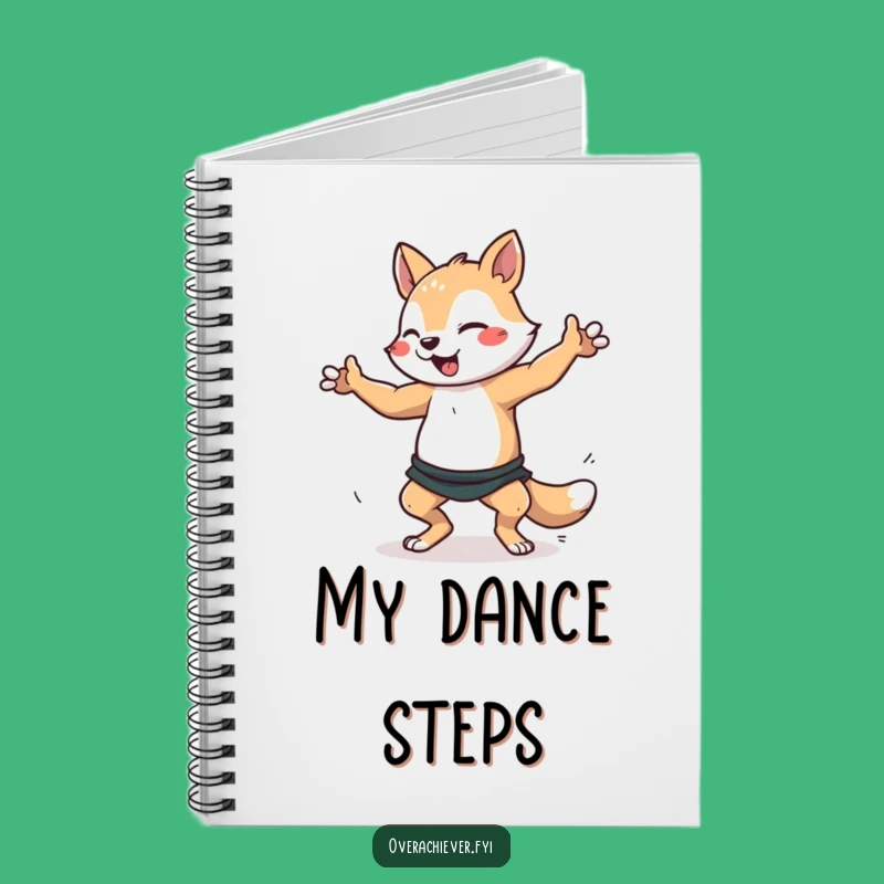 Funny Dancer Animal Notebook - Log Your Dance Progress