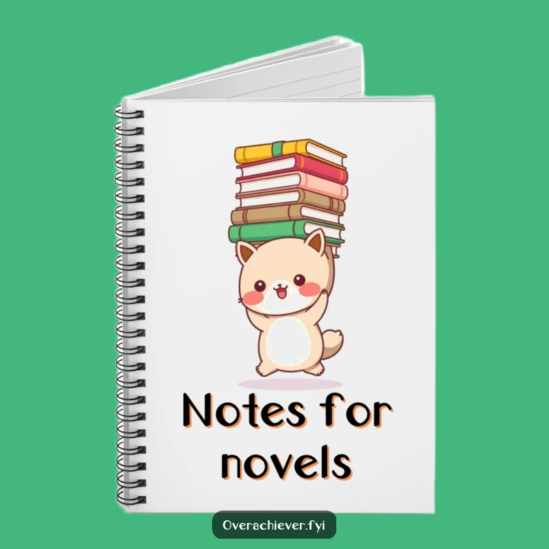 Funny Book Lover Animal Notebook - Journal Your Literary Adventures