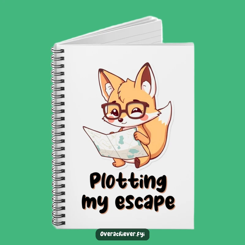 Funny Fox Navigator Notebook: Plan Your Adventures with Hilarious Detail!