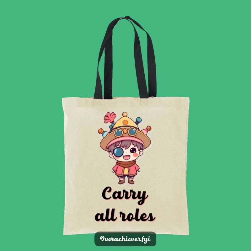 Funny Multitasking Tote Bag - Carry Your Roles with Pride