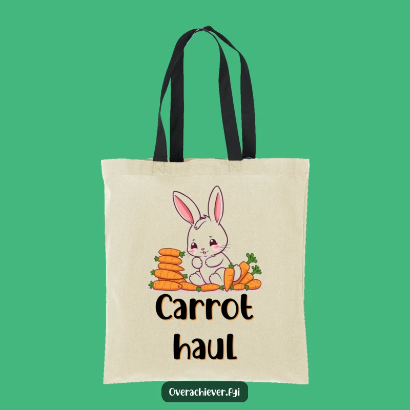 Funny Bunny Carrot Master Tote Bag: Carry Your Essentials with Hilarious Style!