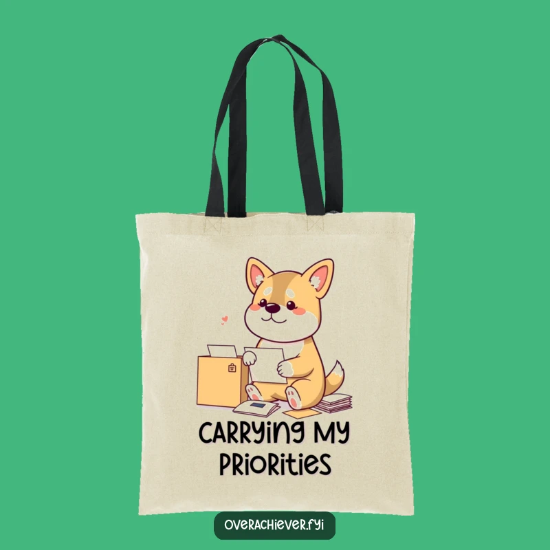 Funny Dog Mail Sorter Tote Bag: Carry Your Laughs with This Gift