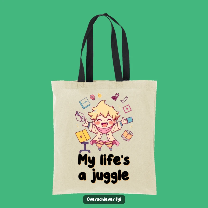 Funny Juggling Life Tote Bag: Carry It All with Humorous Grace Gift
